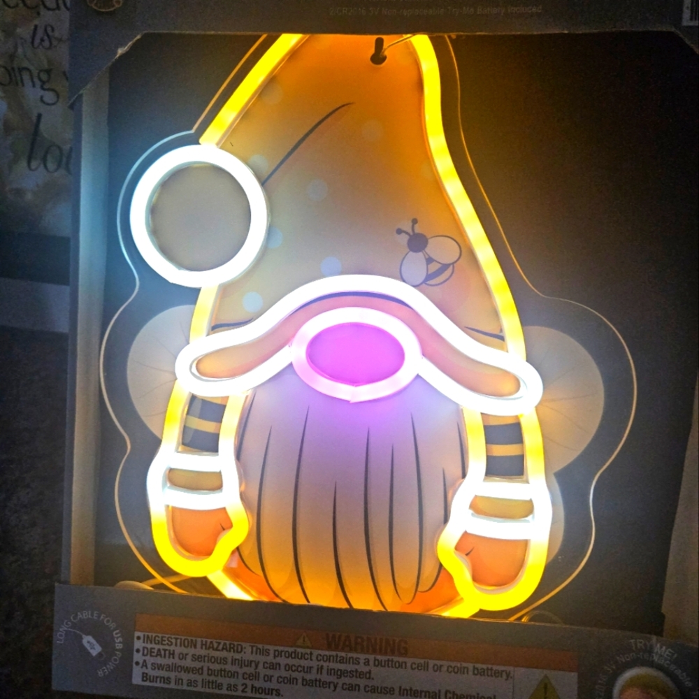 Gnome Neon Light Sign